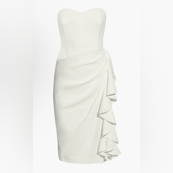 Badgley Mischka white draped dress size 4 - joarbit.com Badgley Mischka white draped dress size 4 - joarbit.com